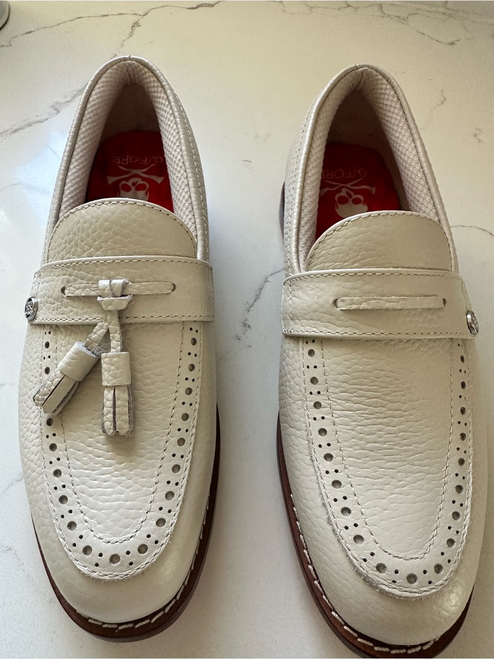 NEW G/FORE Women's Tassel Brogue Cruiser Gallivanter Golf Shoes - FLAW